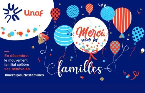 À tous les bénévoles, le mouvement familial dit :  #Merci pour les familles 