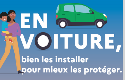 Bon attachement des enfants en voiture