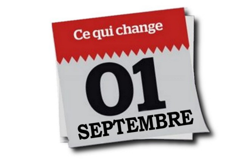 Ce qui change au 1er septembre